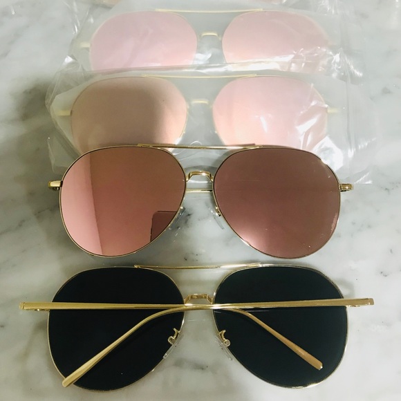 Pink Mirror Sunglasses - Picture 7 of 7